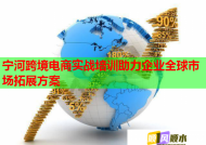 宁河跨境电商实战培训助力企业全球市场拓展方案