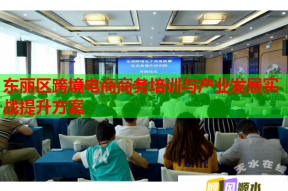 东丽区跨境电商商务培训与产业发展实战提升方案