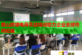 眉山跨境电商实战培训助力企业全球市场拓展
