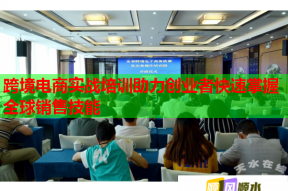 跨境电商实战培训助力创业者快速掌握全球销售技能